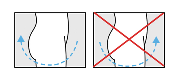 jeito certo de limpar a bunda