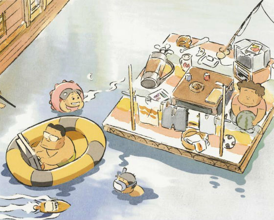 <i>Meus vizinhos, os Yamadas</i> (1999), escrito e dirigido por Isao Takahata, é uma comédia familiar que acompanha as desventuras de uma família da classe média japonesa. Diferente das demais obras do Studio Ghibli, que adotam estilo de anime tradicional, esta animação lança mão de traços estilizados de tirinhas. <i>Meus vizinhos, os Yamadas</i> (1999), escrito e dirigido por Isao Takahata, é uma comédia familiar que acompanha as desventuras de uma família da classe média japonesa. Diferente das demais obras do Studio Ghibli, que adotam estilo de anime tradicional, esta animação lança mão de traços estilizados de tirinhas.