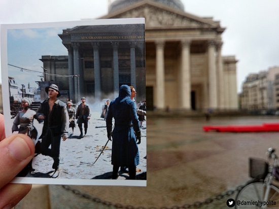 Ele fotografou também ruas, casarões e outros monumentos da capital francesa que aparecem no jogo.