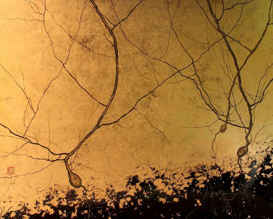 Para fazer as pinturas, ele usa algumas técnicas diferentes, como soprar tinta derramada em um pedaço de papel ou usar seringas com a tinta. Ela segue o caminho em que encontra menor resistência, assim como um neurônio faz, explica. Para fazer as pinturas, ele usa algumas técnicas diferentes, como soprar tinta derramada em um pedaço de papel ou usar seringas com a tinta. Ela segue o caminho em que encontra menor resistência, assim como um neurônio faz, explica.