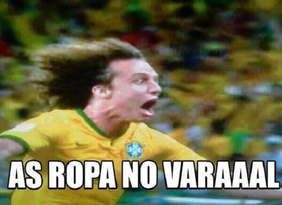 Em 2014 teve Copa. E foi a Copa da Zueira. Os gringos invadiram as ruas brasileiras e se divertiram como nunca. Enquanto isso, os memes tomaram conta das redes sociais. David Luiz que o diga.