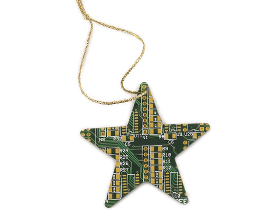 Enfeite Estrela de Circuitos - &pound; 3,00 (Nigels Eco Store)