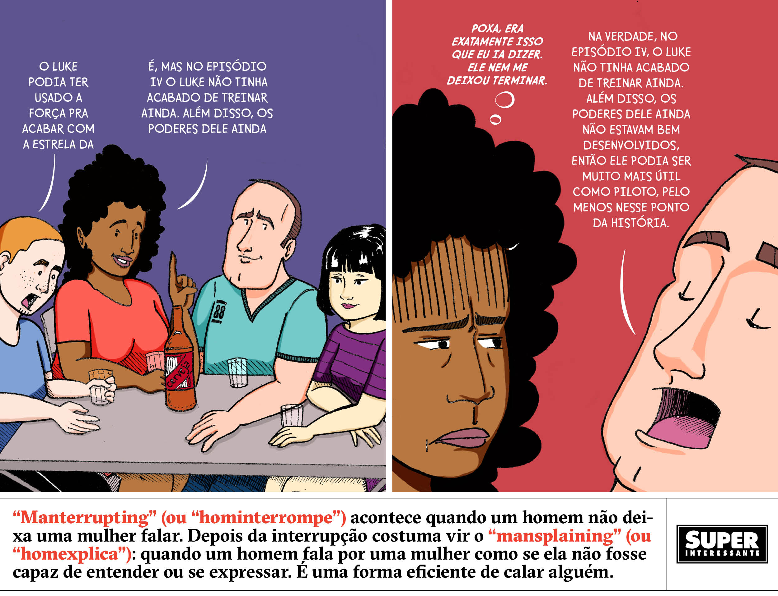 Quadrinhos um dia na vida