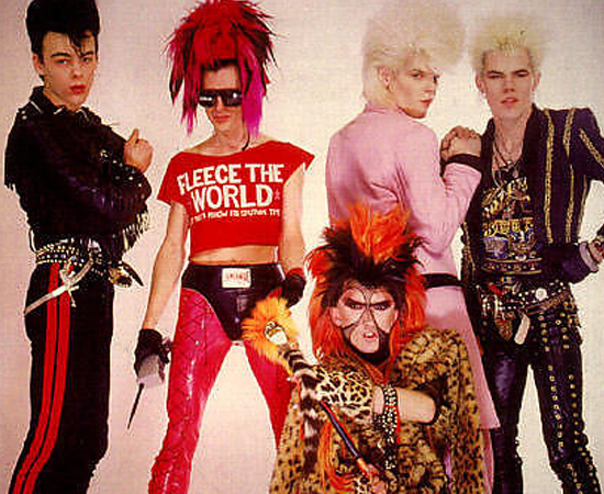 A banda Sigue Sigue Sputnik fazia mais sucesso aqui que em seu país de origem, a Inglaterra.