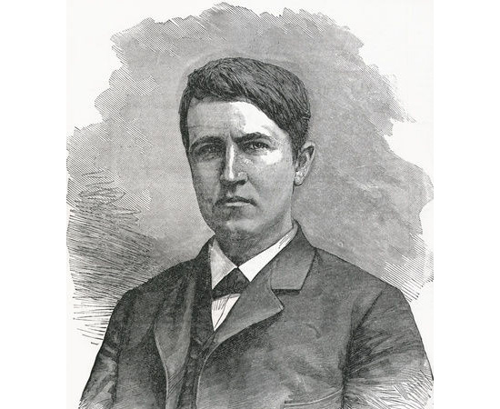 INVENTOR - O primeiro invento patenteado por Thomas Edison foi uma máquina de votar, pela qual ninguém se interessou. Durante os anos seguintes, ele teve mais sucesso e conseguiu vender algumas invenções.  Com o dinheiro, mudou-se para New Jersey e construiu um laboratório. Lá, desenvolveu o fonógrafo e a primeira lâmpada incandescente comercializável.