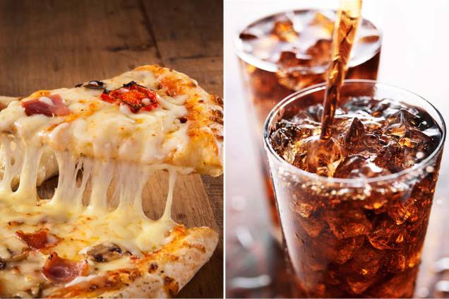 <strong>TERÇA-FEIRA:</strong> 900 cal (3 pedaços de pizza) + 150 cal (1 lata de refrigerante) = 1050 cal <strong>TERÇA-FEIRA:</strong> 900 cal (3 pedaços de pizza) + 150 cal (1 lata de refrigerante) = 1050 cal