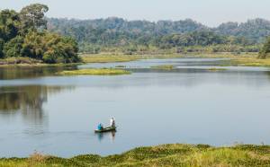 Fishermen on Crocodile Lake, Cat Tien National Park