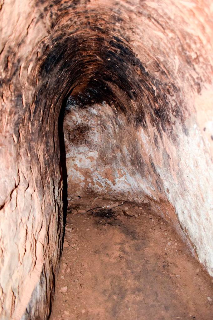 Cu Chi Tunnel used during Vietnam War (American War)