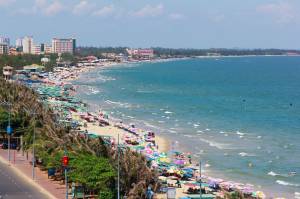 Vung Tau beach at noon – lanscape – Vietnam