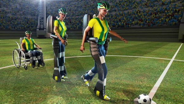 Chute inicial da Copa será dado por paraplégico (graças a exoesqueleto construído por brasileiro)