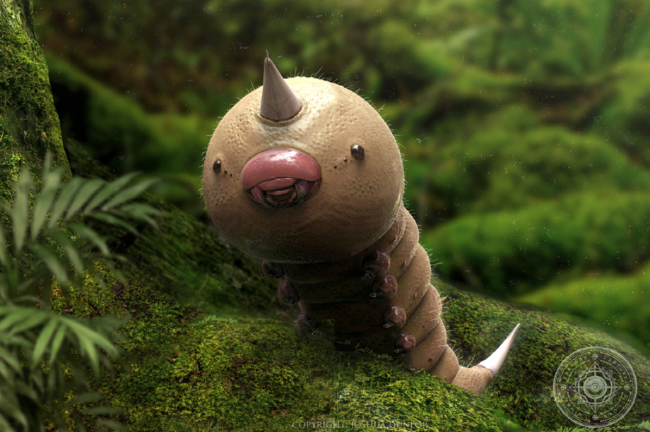 O <strong>Weedle</strong>, uma simpática centopeia com chifre de unicórnio. O <strong>Weedle</strong>, uma simpática centopeia com chifre de unicórnio.