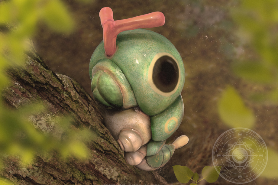 O maior bichinho da maça que você respeita: <strong>Caterpie</strong>. O maior bichinho da maça que você respeita: <strong>Caterpie</strong>.