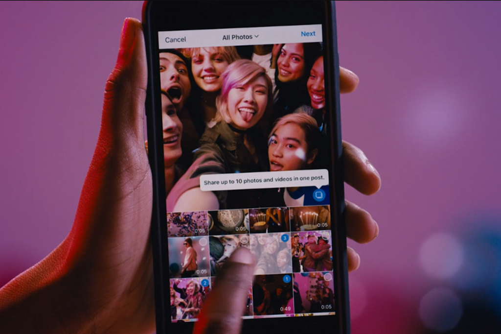 Instagram vai permitir álbum de foto