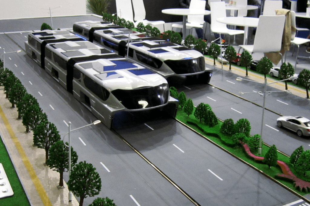 Lembra do ônibus elevado chinês? Vai virar sucata