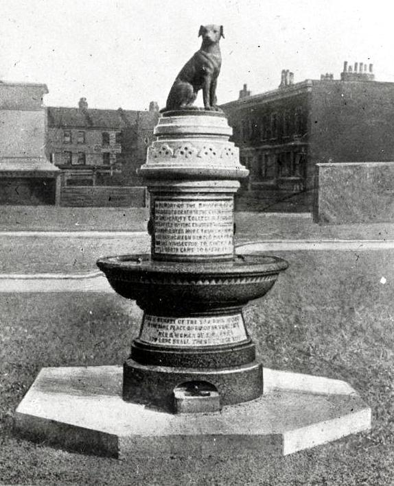 Brown_Dog_statue,_Battersea,_London