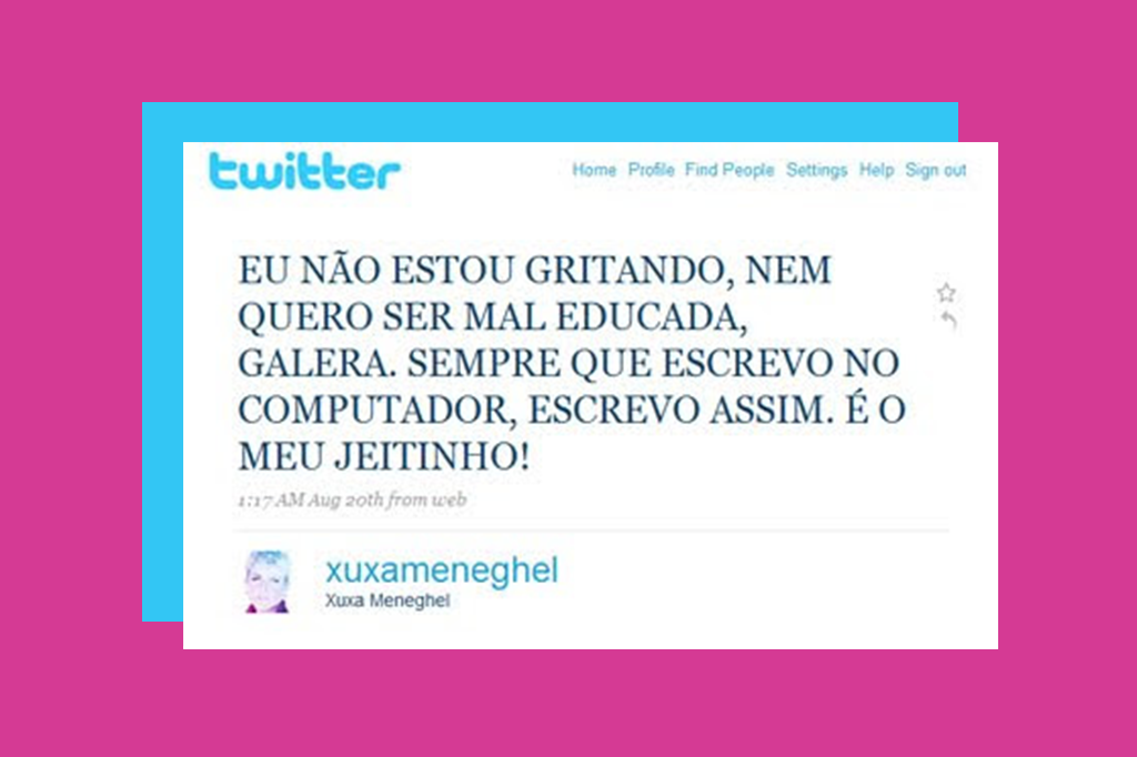 HOJE É O DIA INTERNACIONAL DO CAPS LOCK