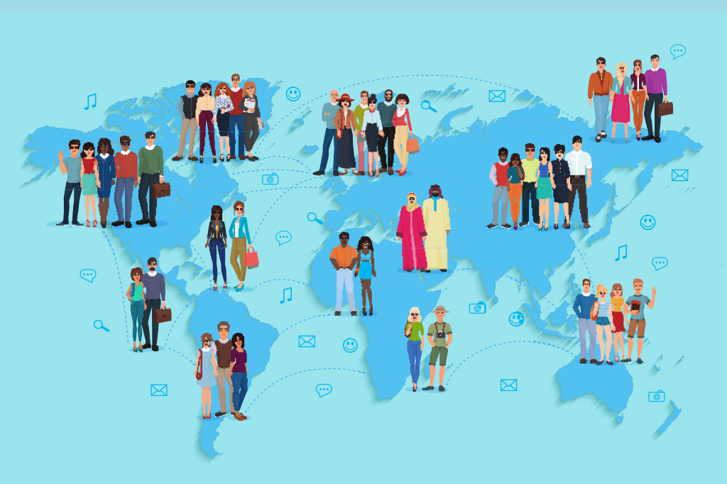 Em quais países é mais fácil fazer amigos?