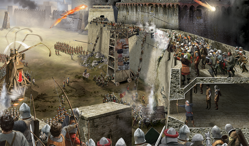 Como eram as guerras na Idade Média?