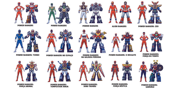 Quantas séries dos Power Rangers já existiram?