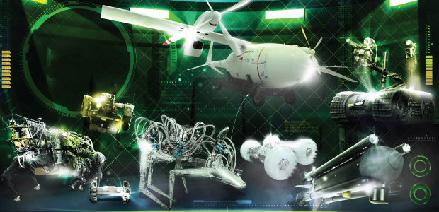 Que robôs são utilizados por forças militares?