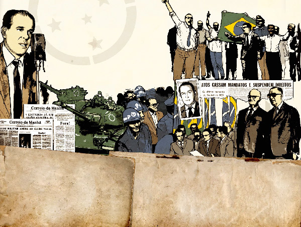 Como foi o golpe que instaurou o regime militar no Brasil?