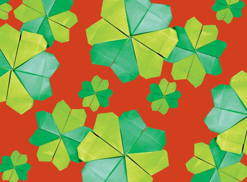 Por que trevos de quatro folhas são raros?