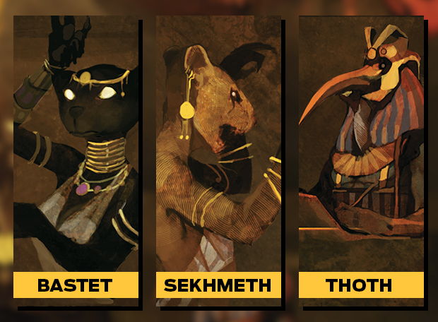 Bastet Sekhmeth Thot