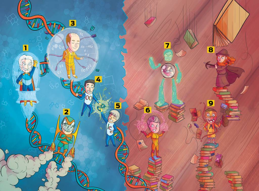 4 gênios que tiveram tudo a favor e 4 que lutaram contra adversidades