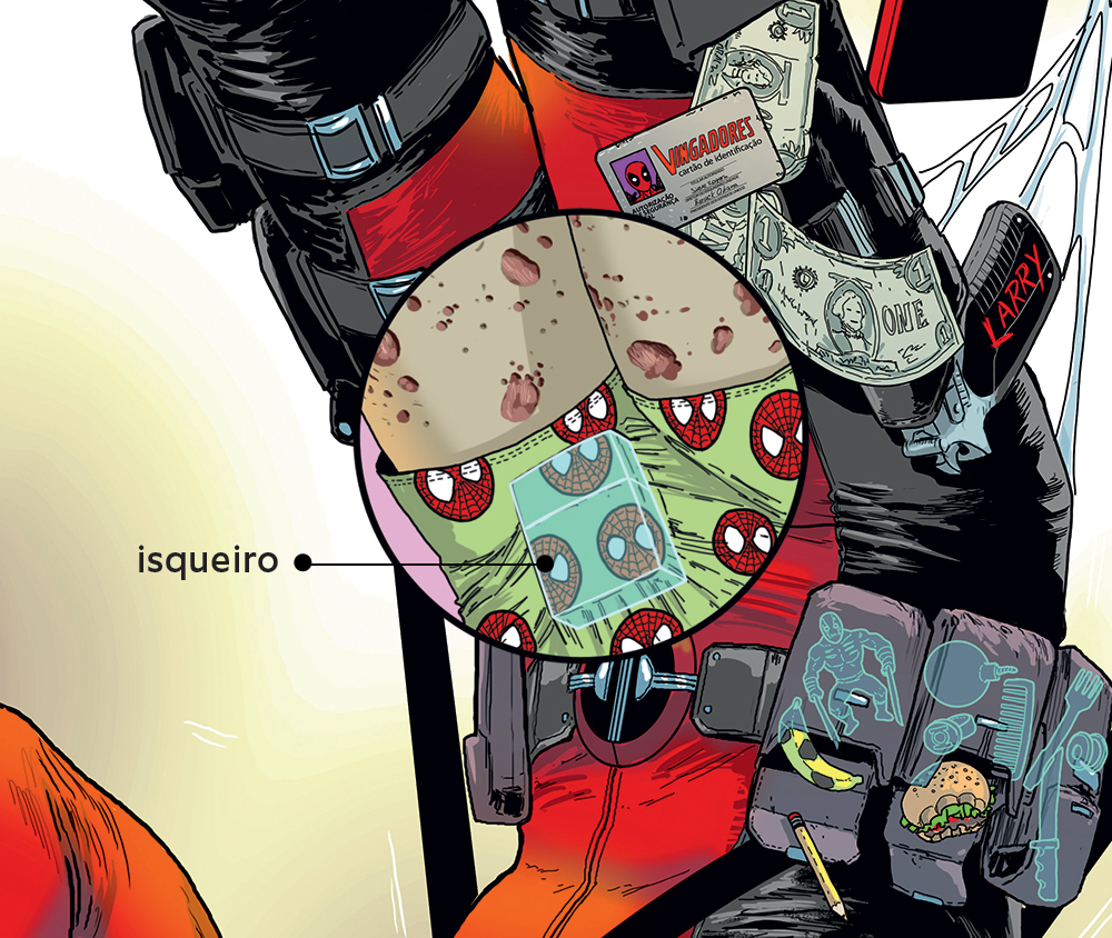 As armas e os poderes de Deadpool