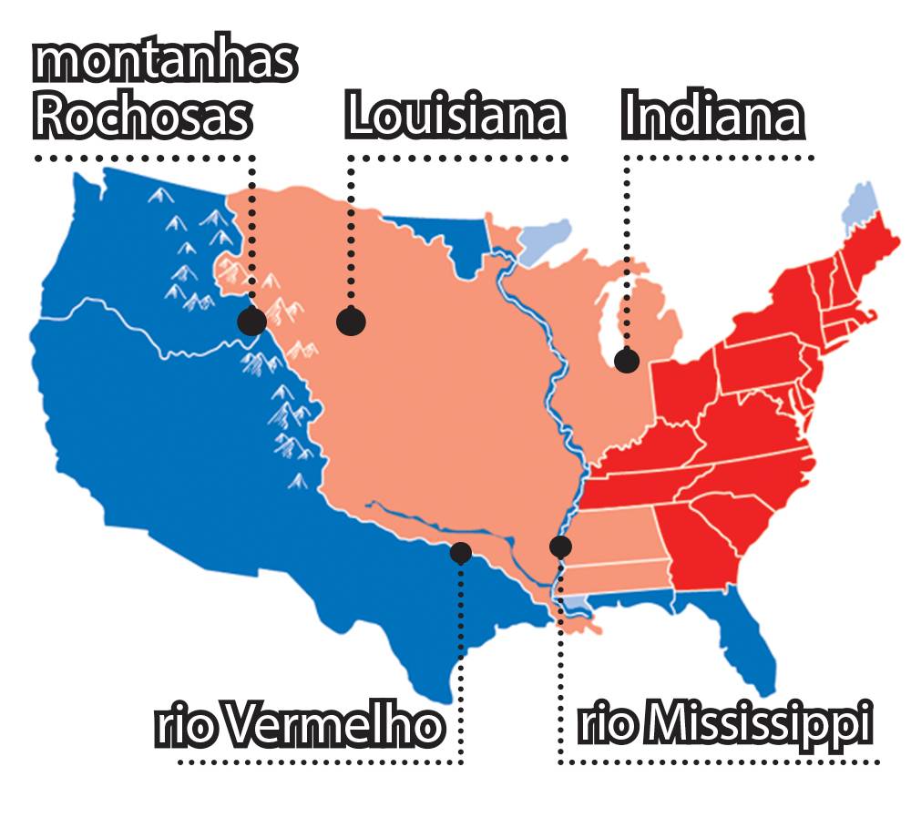 Por que os limites entre os estados dos EUA são “retos”?