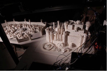 Essa abertura de Game of Thrones em papel…