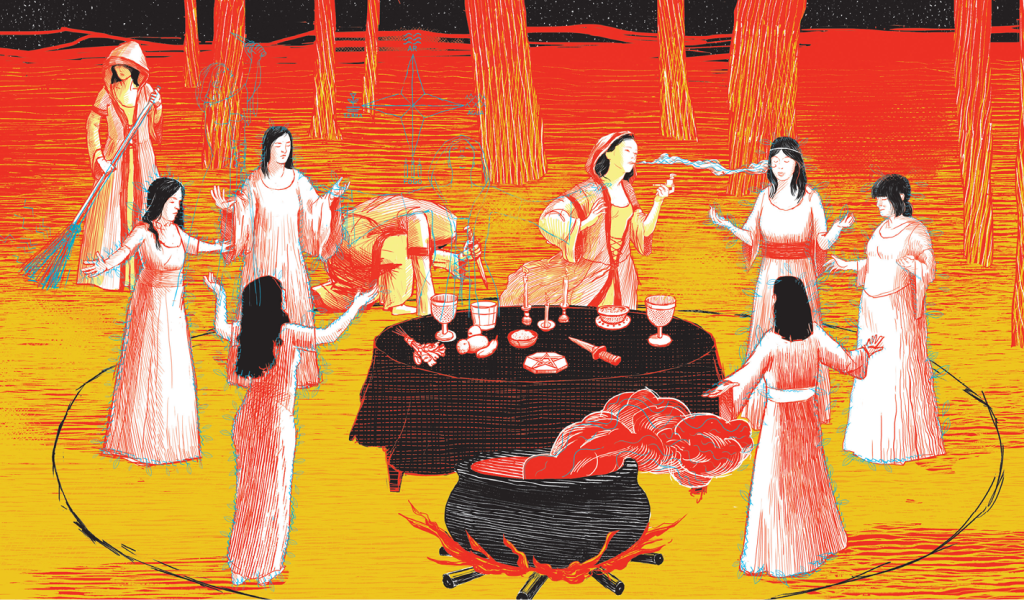 O que acontece em uma cerimônica wicca?