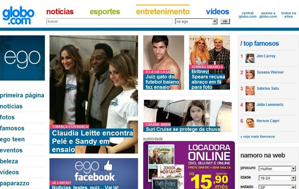 Quiz: Esta manchete bizarra saiu no Ego. Falso ou verdadeiro?
