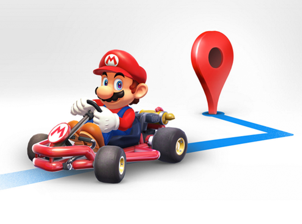 Mario, de Kart e tudo, vira ícone do Google Maps