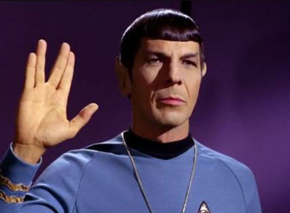 Qual a origem da saudação de Spock em “Jornada nas Estrelas”?