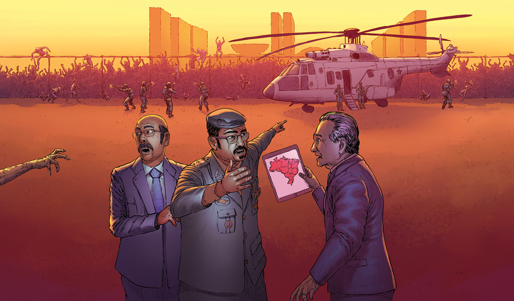 Como seria um apocalipse zumbi no Brasil? Parte 2: Política