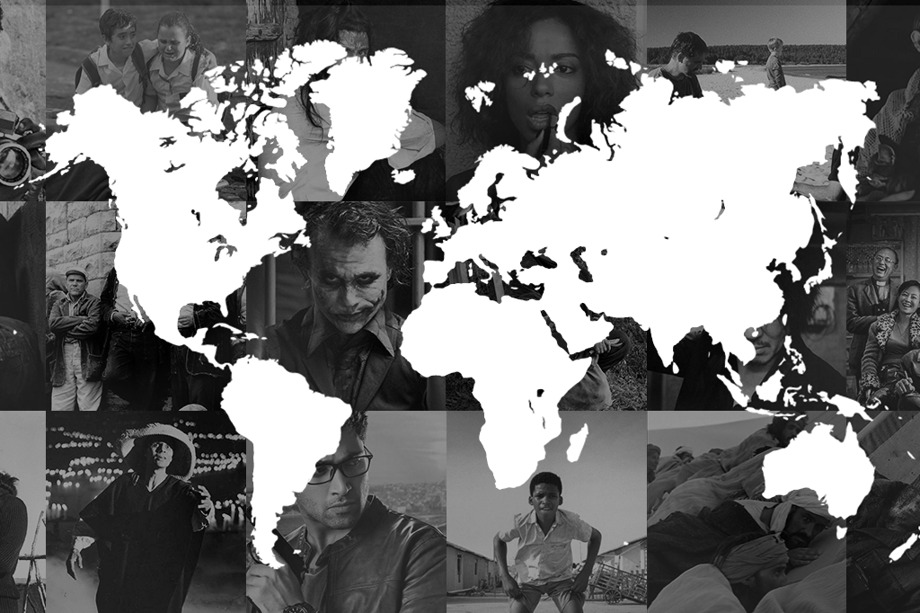 O mapa que mostra os melhores filmes de cada país, de acordo com o IMDb