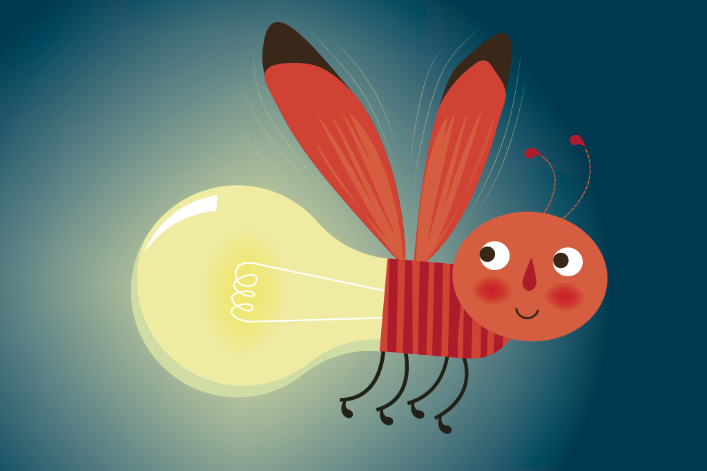 Luz do bumbum protege vagalumes