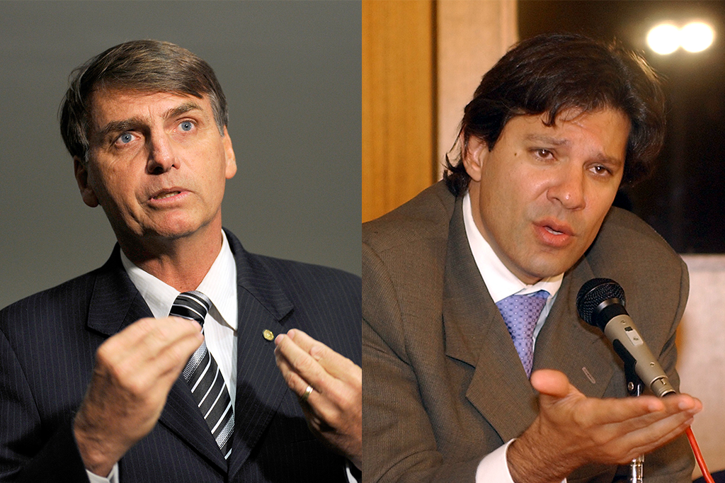 Bolsonaro e Haddad igualam-se na pequenez