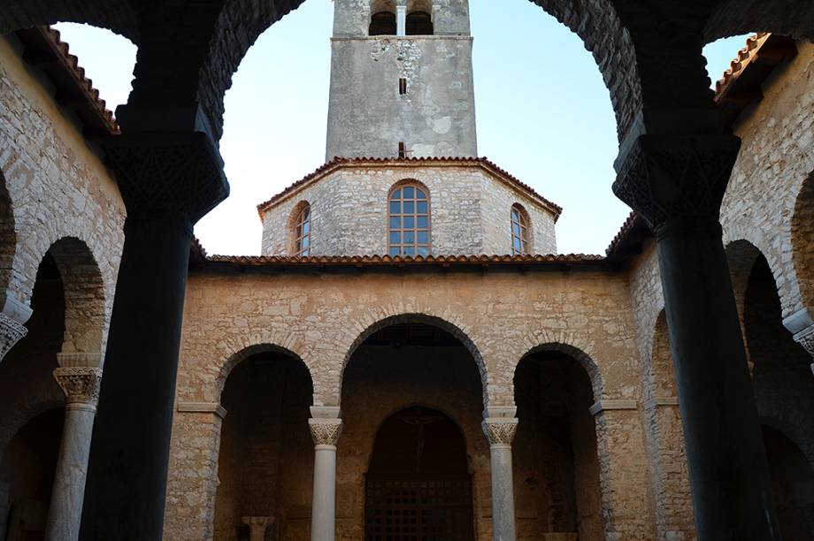 A Bas&iacute;lica Eufrasiana em Porec, na Cro&aacute;cia