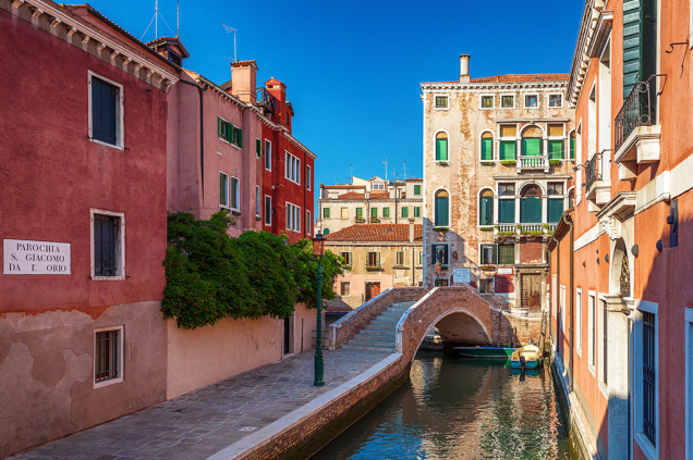A cidade de Veneza, na Itália A cidade de Veneza, na Itália
