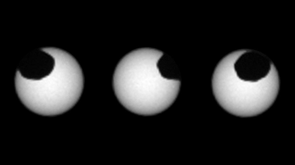 Robô Curiosity registra dois eclipses solares em Marte