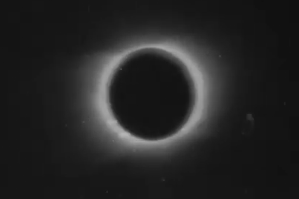 Eclipse solar foi filmado pela primeira vez há 120 anos