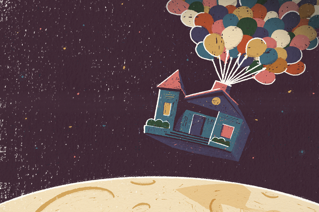 Na Lua, um balão de hélio sobe ou desce?