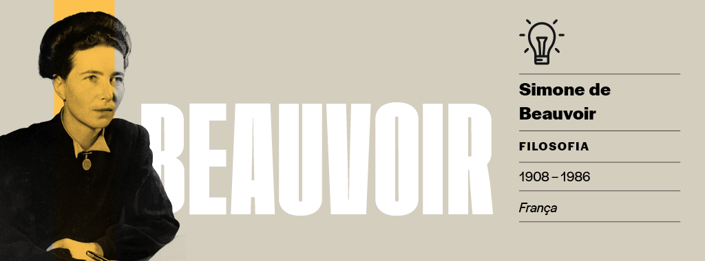 SI_70_Mulheres_Ciência_13 <strong>Parceria no amor e nas ideias.</strong> Beauvoir foi namorada do filósofo Jean-Paul Sartre – eles nunca se casaram no papel e mantinham um relacionamento aberto. Enquanto Sartre formulava as bases teóricas do existencialismo, Beauvoir deu uma aplicação prática aos conceitos ao se deter no papel social da mulher.