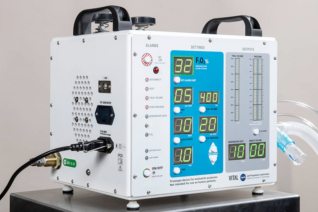 Covid-19: Cientistas da NASA desenvolvem ventilador em 37 dias