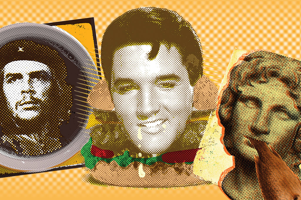 Elvis, Che Guevara, Hitler: o prato favorito de 15 figuras históricas
