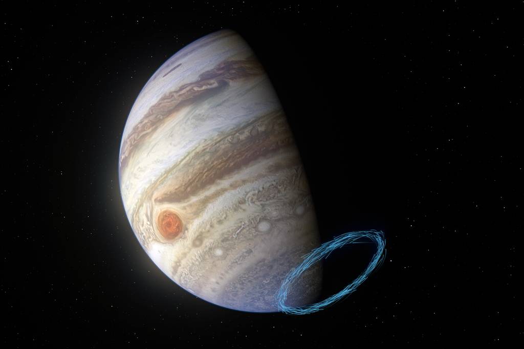 Ventos na estratosfera de Júpiter chegam a 1.450 km/h, revela estudo