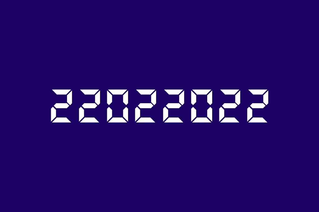22.02.2022 – data palíndromo e ambigrama 3 Data/número