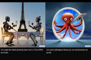 Imagen: como funciona a inteligência artificial do Google que transforma texto em imagem Duas imagens feitas pela Imagen, inteligência artificial do Google.